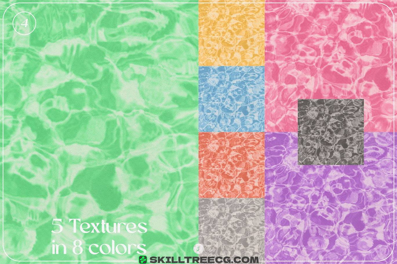 图片[6]-Waves – Vintage Halftone Backgrounds（810453）-技能树